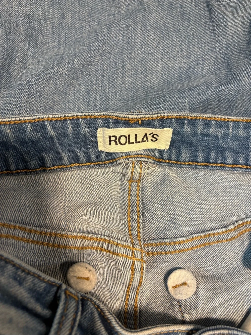 ROLLA’S Eastcoast Wide Leg Flare Jean - Silverlake High Rise Size 31 / US 12 - Picture 11 of 15